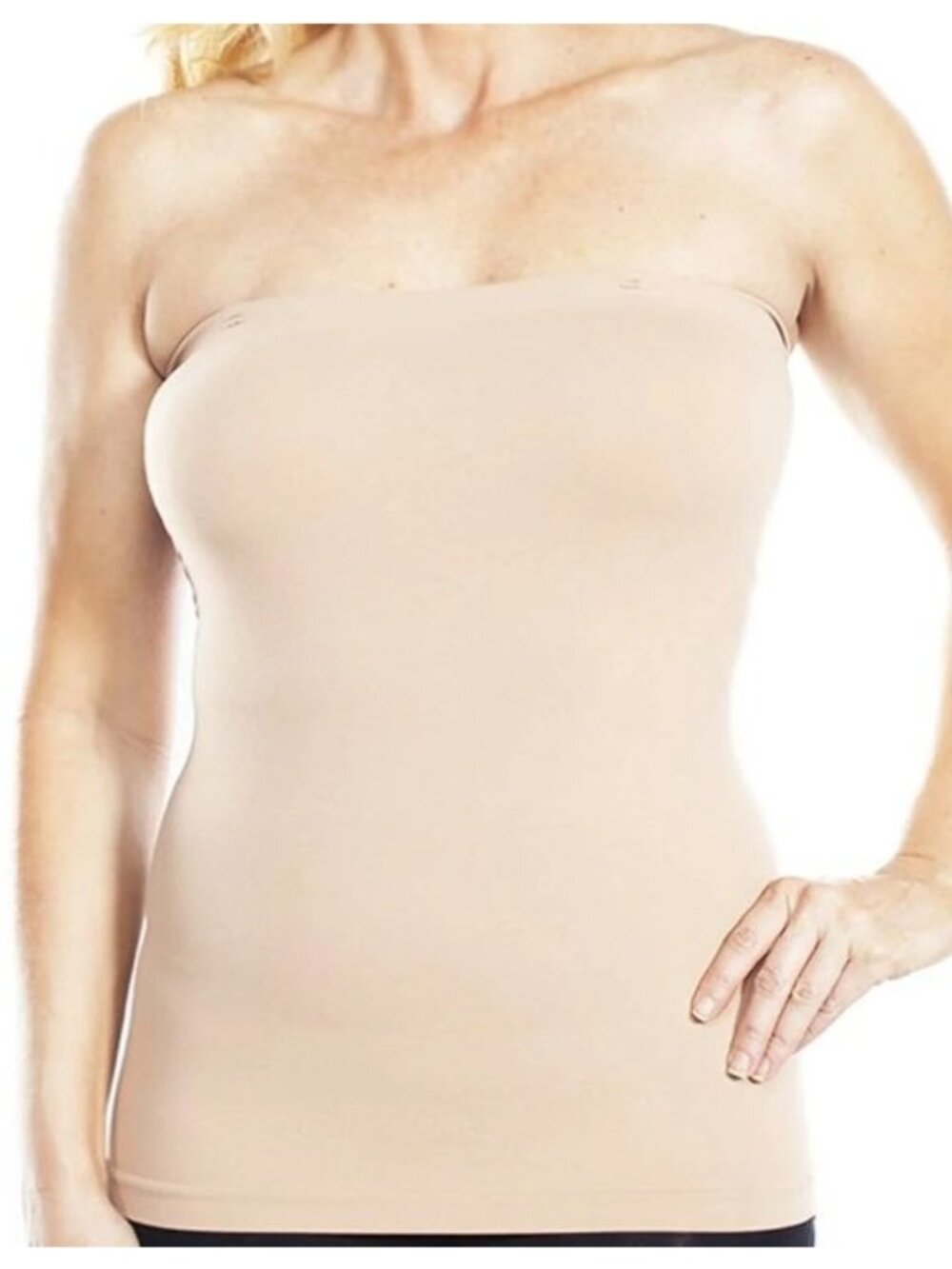 Rhonda Shear Seamless Convertible Bandeau Tank LARGE